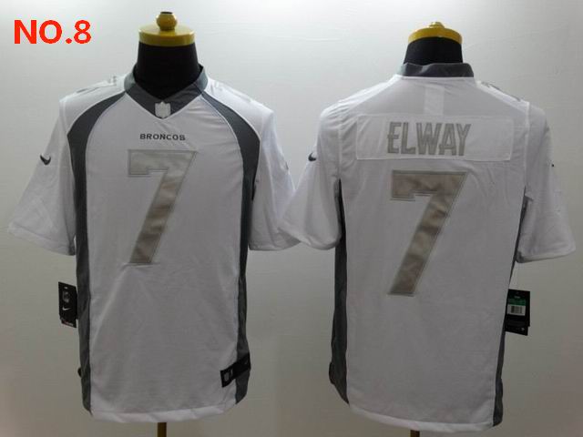 Men's Denver Broncos #7 John Elway Jersey NO.8 ;